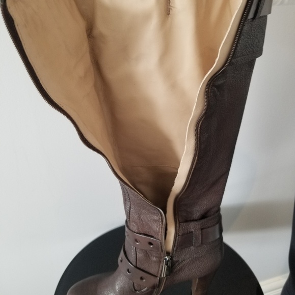 Italian Leather boots 4.5inch heel - Picture 4 of 4